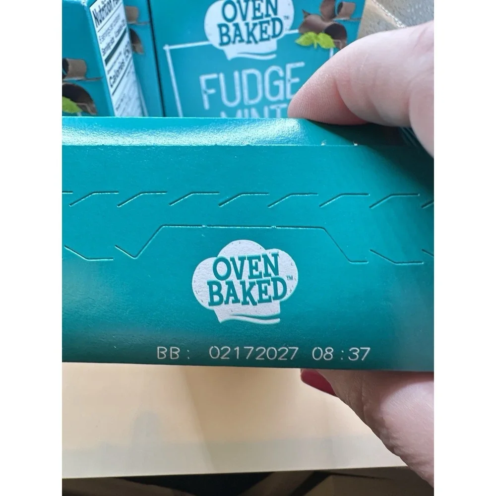 6 Boxes (54 oz) Oven Baked Fudge Mint Cookies‎ 9 oz. NEW